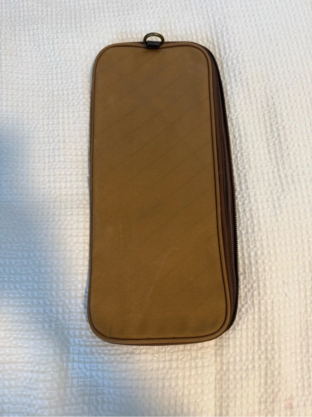 J. Crew Brown Zip Travel Dopp Kit Organizer